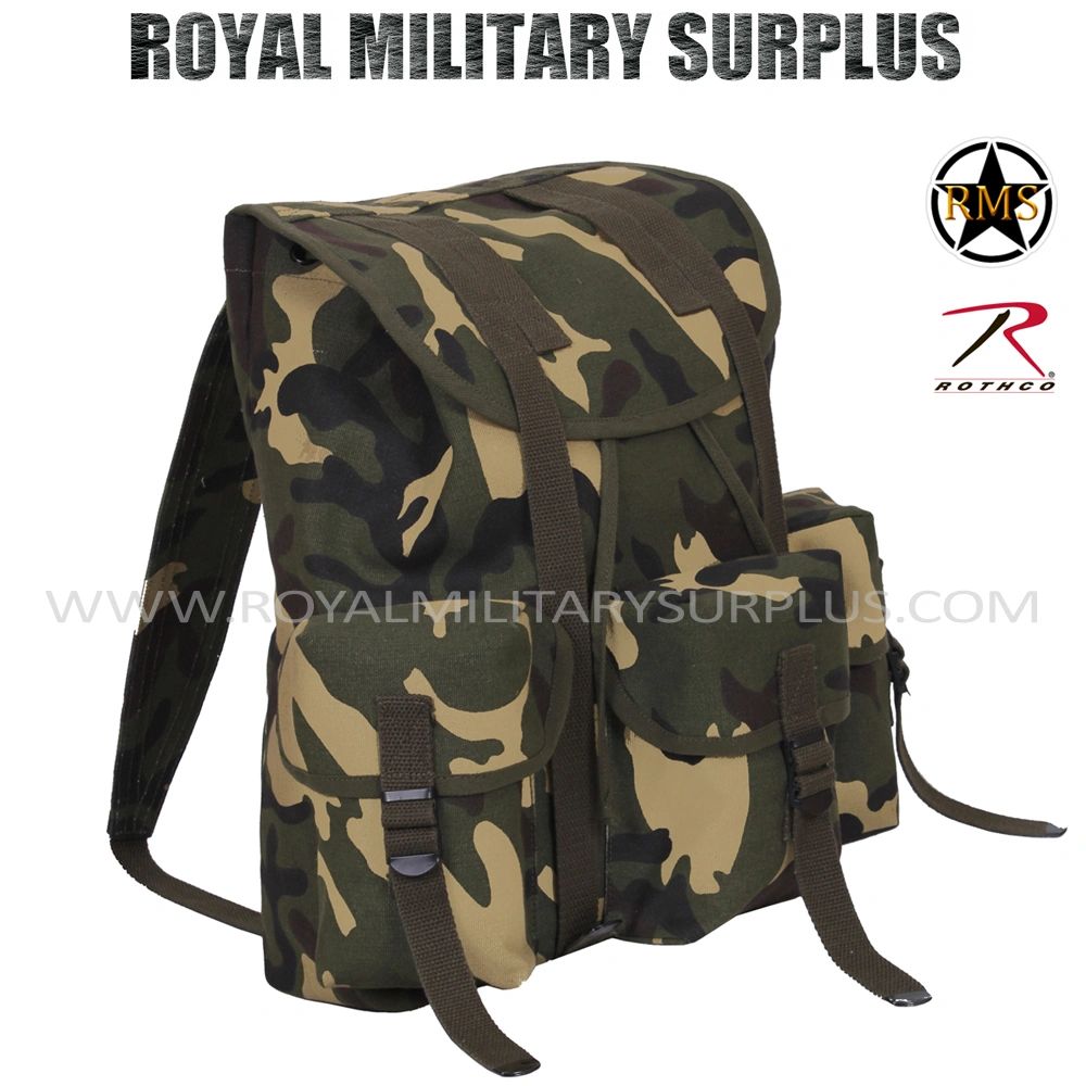 Backpack - Mini Alice Pack (Heavyweight Canvas) - 20 Liters - WOODLAND CAMO