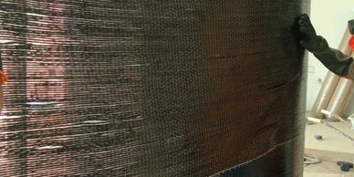 Reforzamiento estructural de columnas de concreto con fibra de carbón