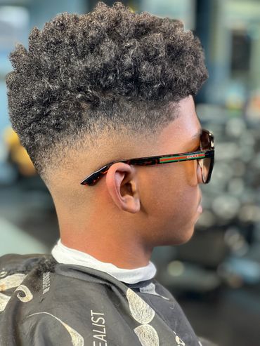 Drop fade with textured top