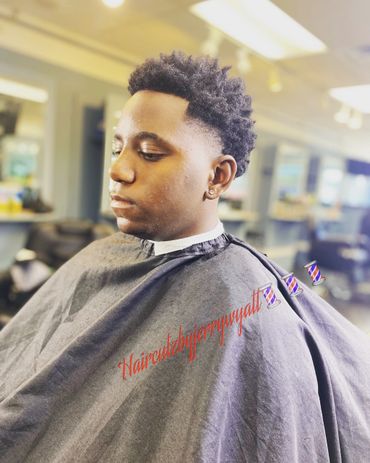 Bald taper with textured top
