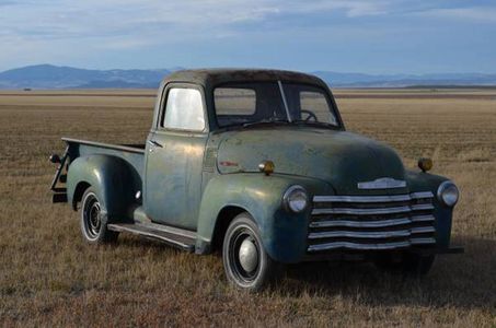 A truck 
wonderful patina