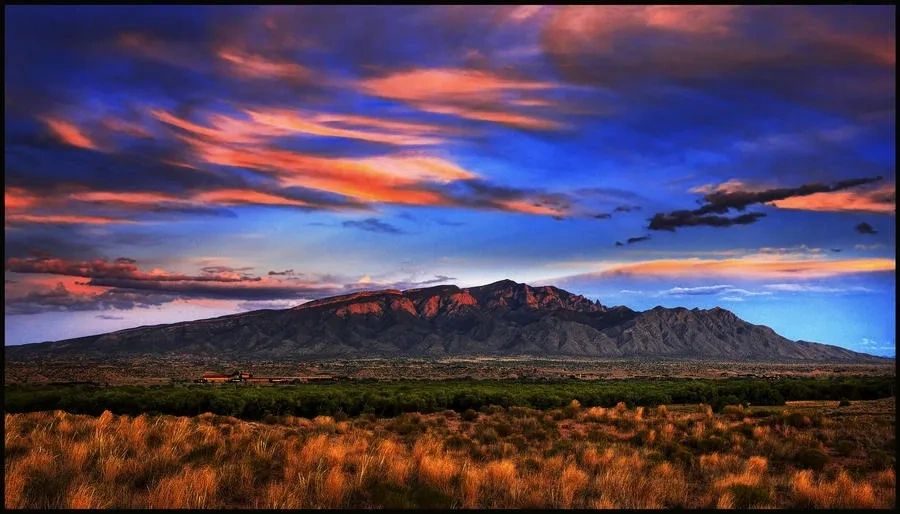 Sandia Mountains by Kim Jew