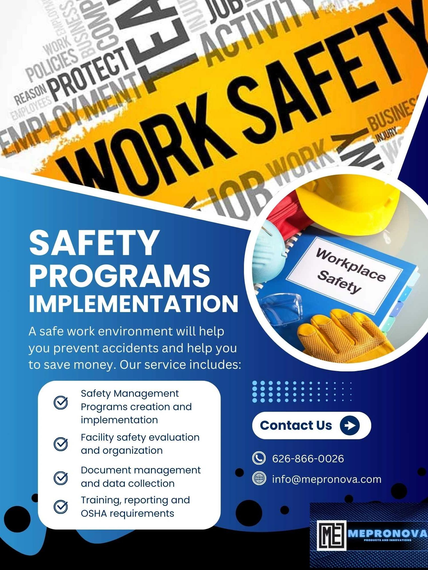 Ensure the safety of your employees and the success of your business by investing in safety training and implementation programs. 