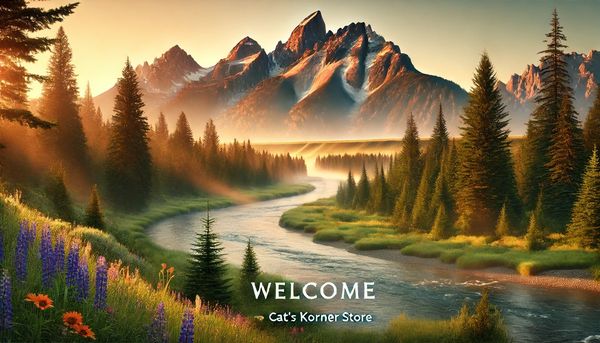 Welcome Scenic Tetons sunrise, Snake River, forest, wildflowers, nature-inspired art store 