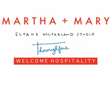 Logo of Martha + Mary Sloane McFarland Studio Thoroughfare.