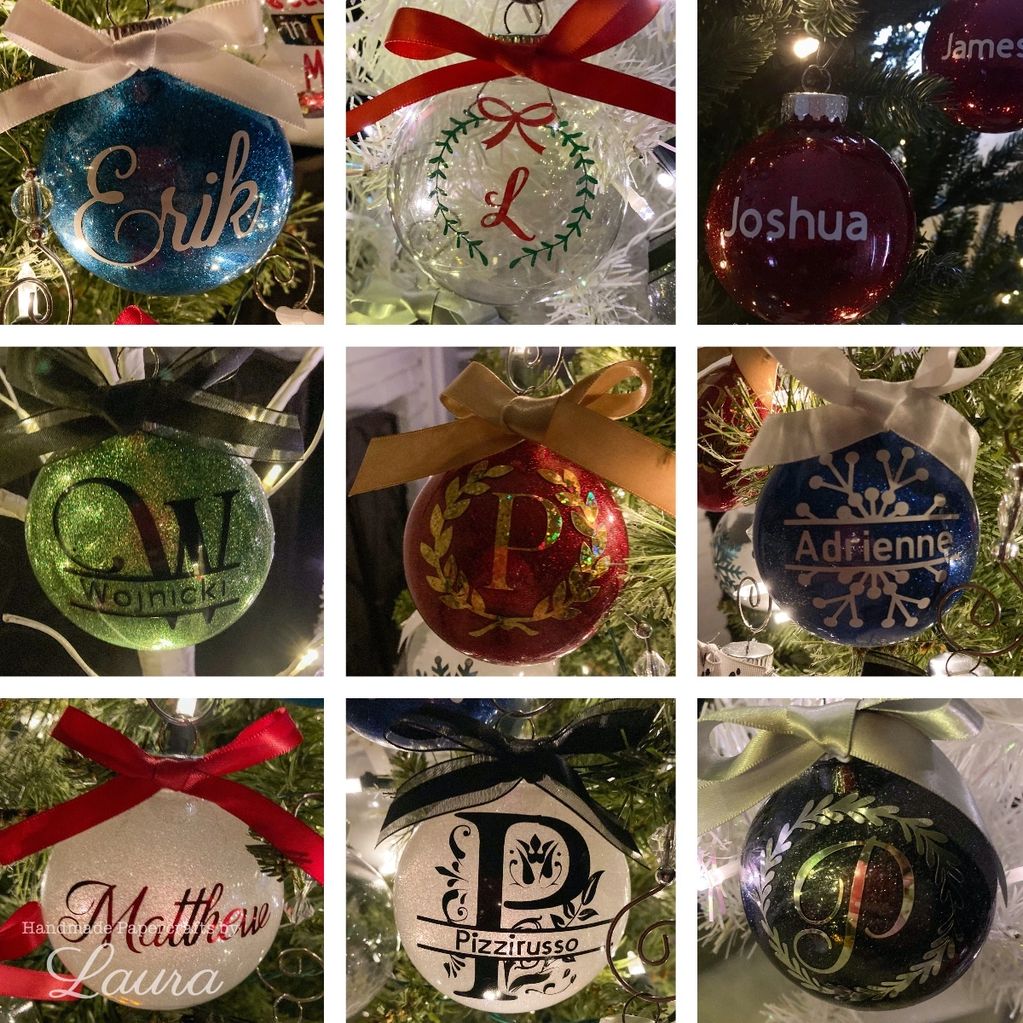 Custom personalized ornaments