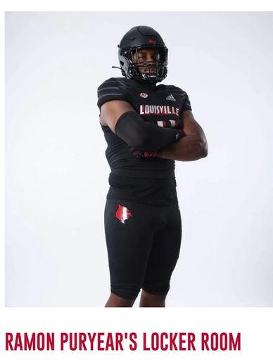 Men's Fanatics Branded Black Louisville Cardinals True Sport Football  T-Shirt