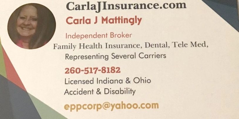 Carla J Insurance Indiana & Ohio Family Health Insurance, Dental, Individual Health Insurances 