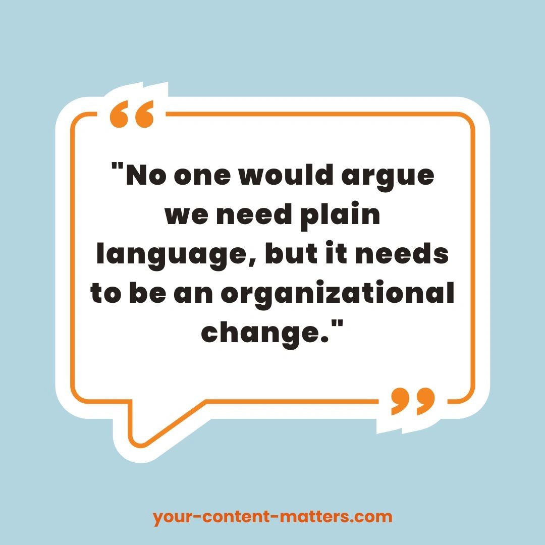 Sign up for a Content Matters Plain Language Workshop