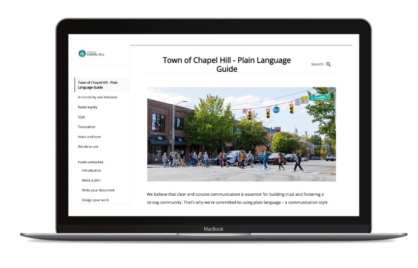 Town of Chapel Hill's Online Style Guide