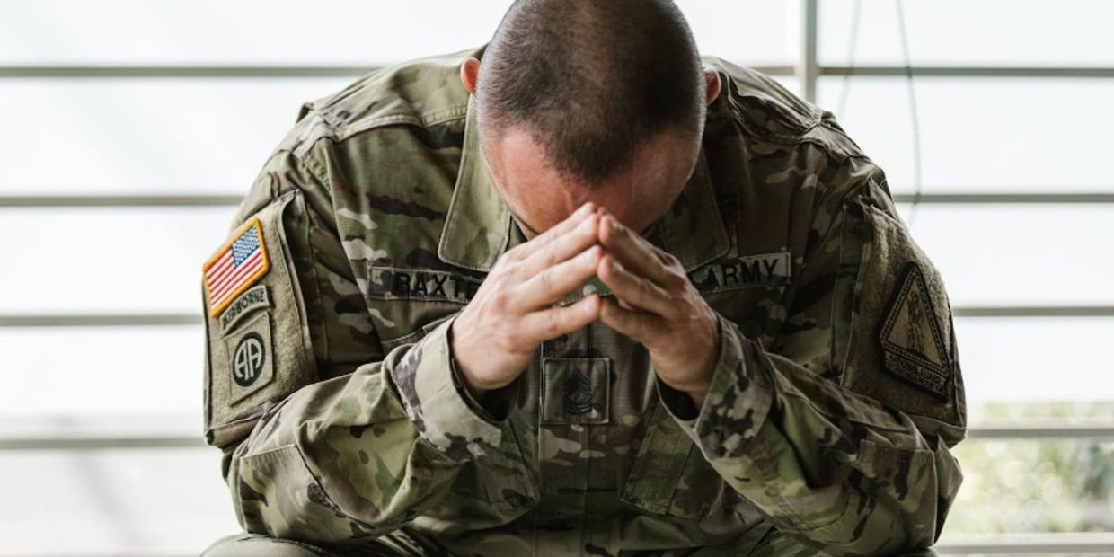 An active-duty veteran is going through a grieving process.