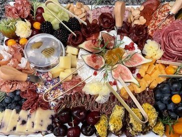 Luxury charcuterie grazing board