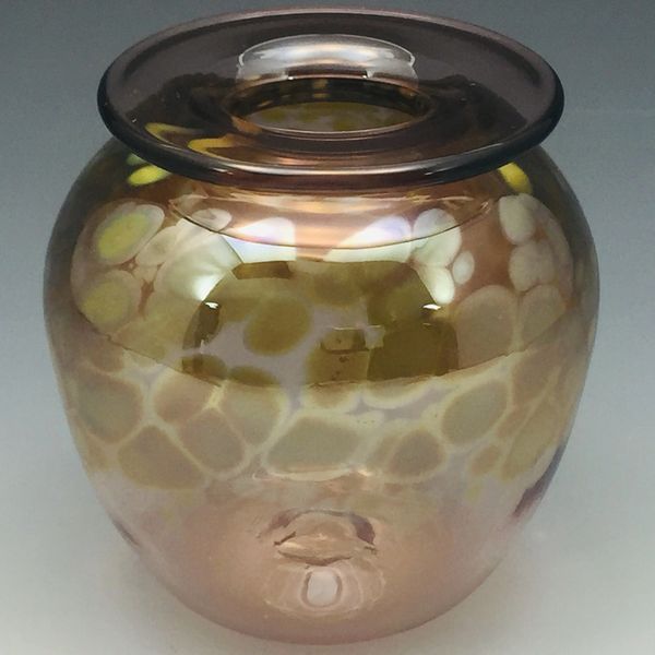 Amethyst Bud Vase with flared lip
