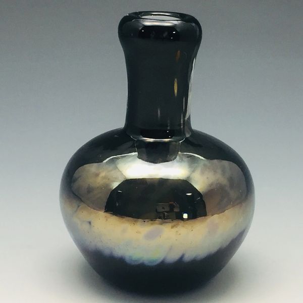 Black Miniature Bottle Vase