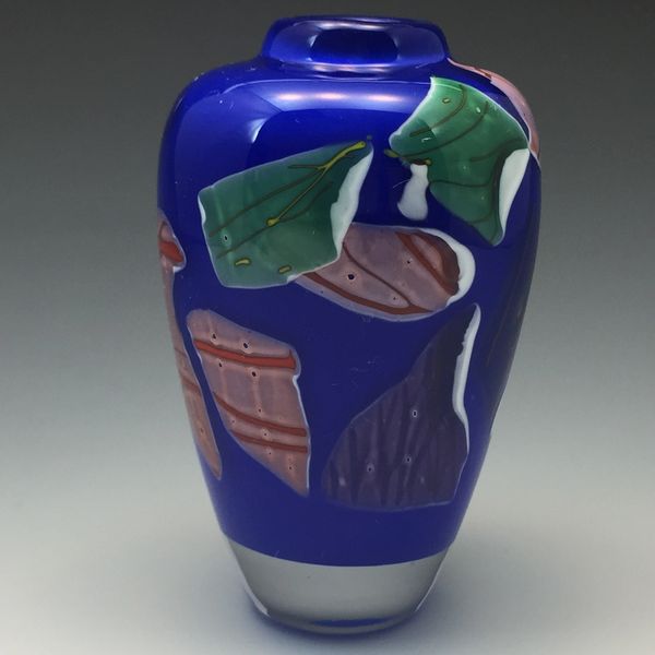 Lapis Blue Miniature Shard Vase 2 front