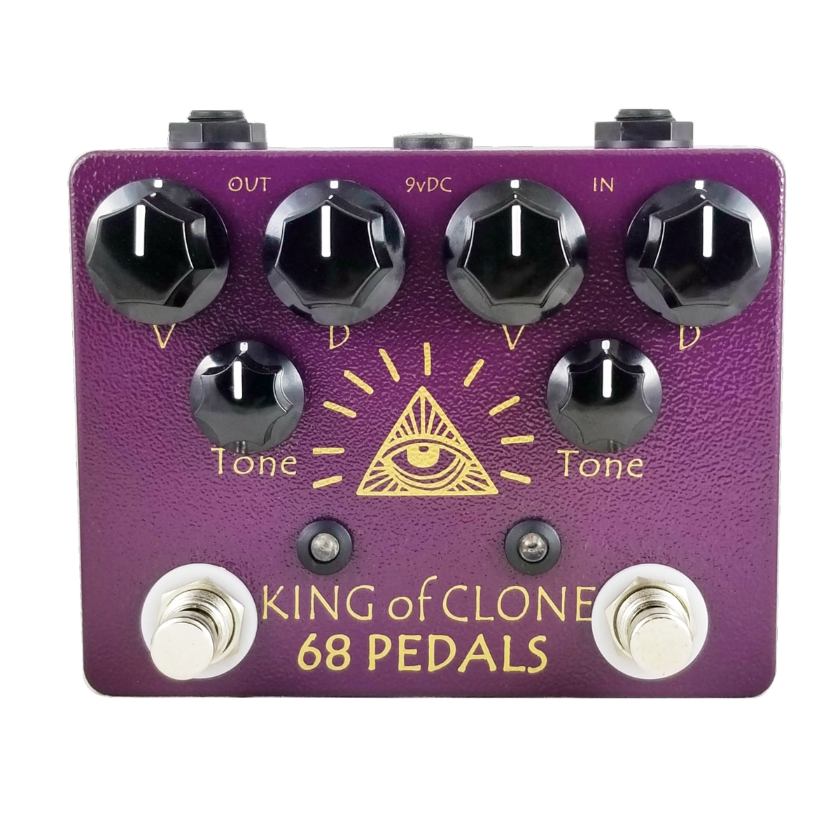 68 Pedals King of Clone Dual Overdrive Pedal