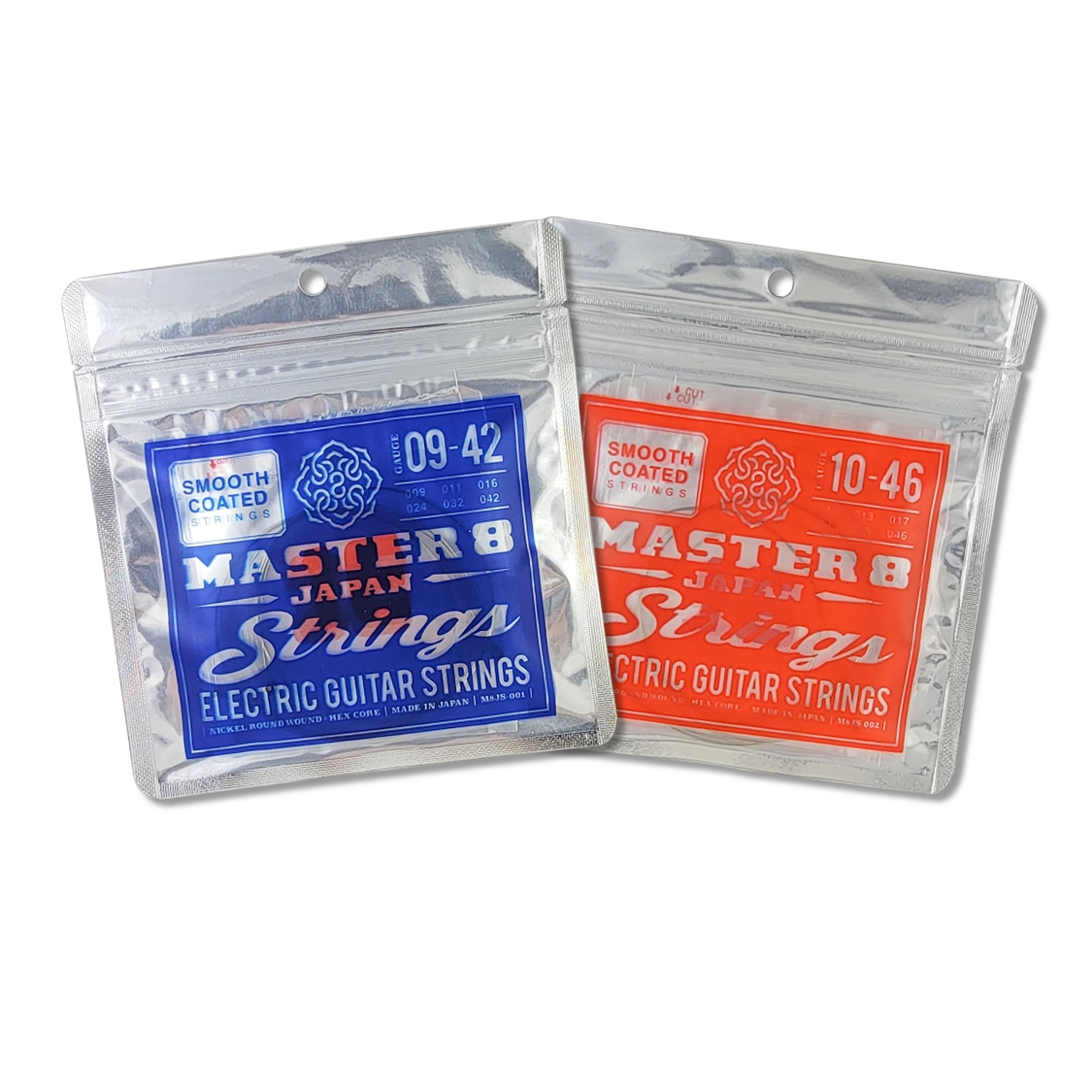 Master 8 Smooth Coated Electric Guitar Strings