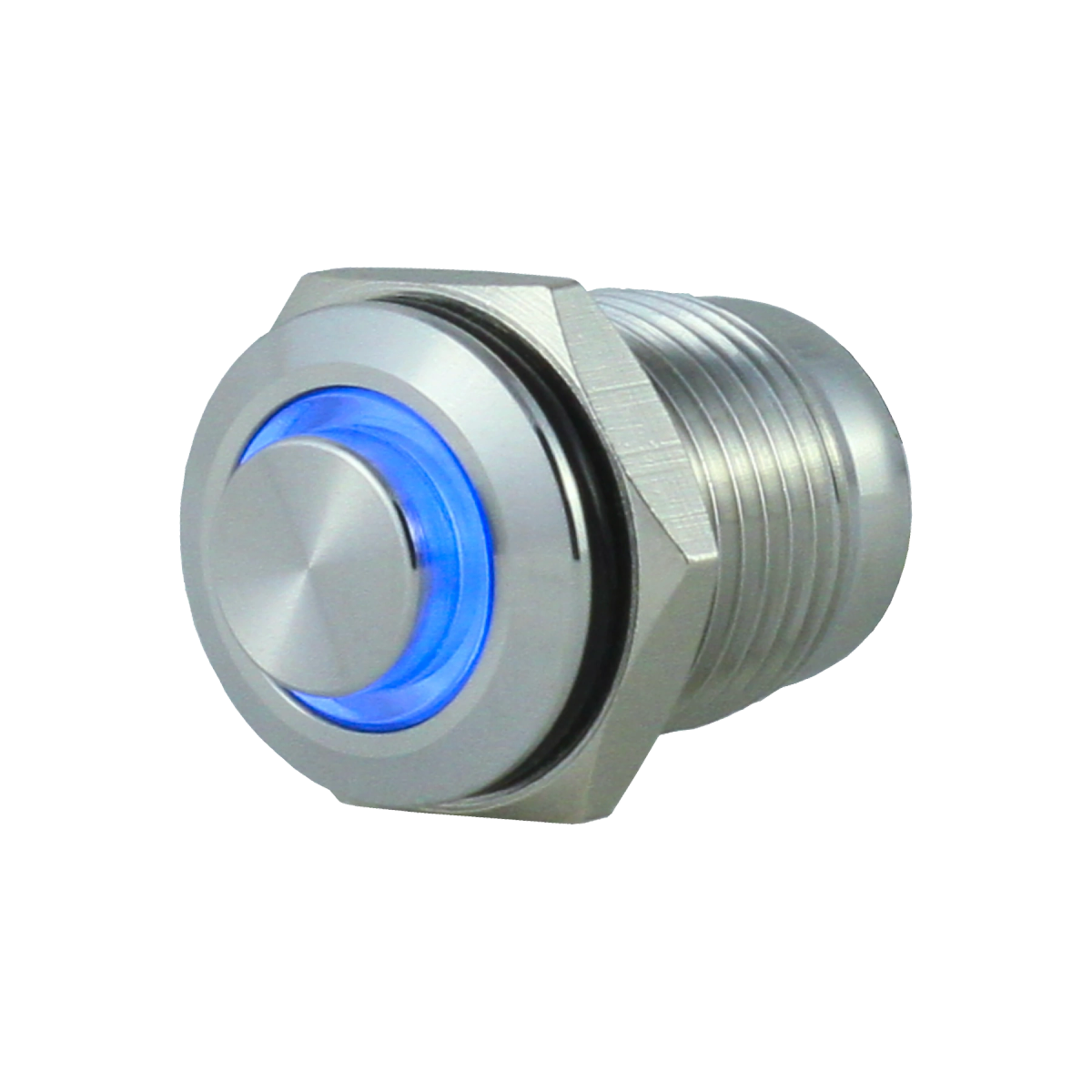 Tesi FILO 16MM Momentary LED Push Button Guitar Kill Switch Stainless ...