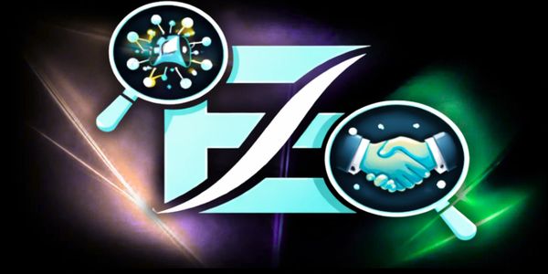 Innovation partnerships and connections visual showing collaborative network and relationships