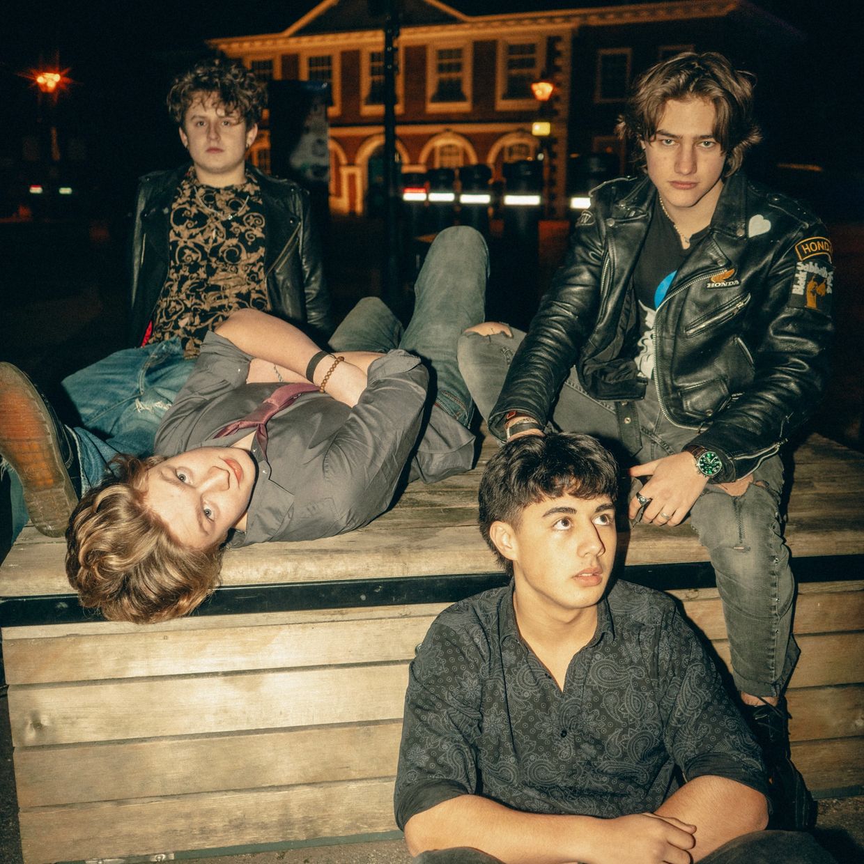 Promotional image of Devon base award winning band 3 days of wonder at the quayside in Exeter