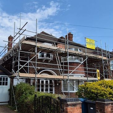 Scaffolding For Render Edwalton Nottingham
