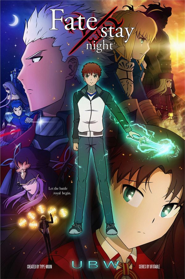 Fate Stay Night poster. 