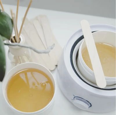 hot body wax pot and applicator