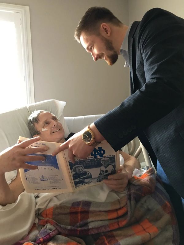 Patrick Wenzell with father Peter J. Wenzell, the inspiration behind WellWay's creation.