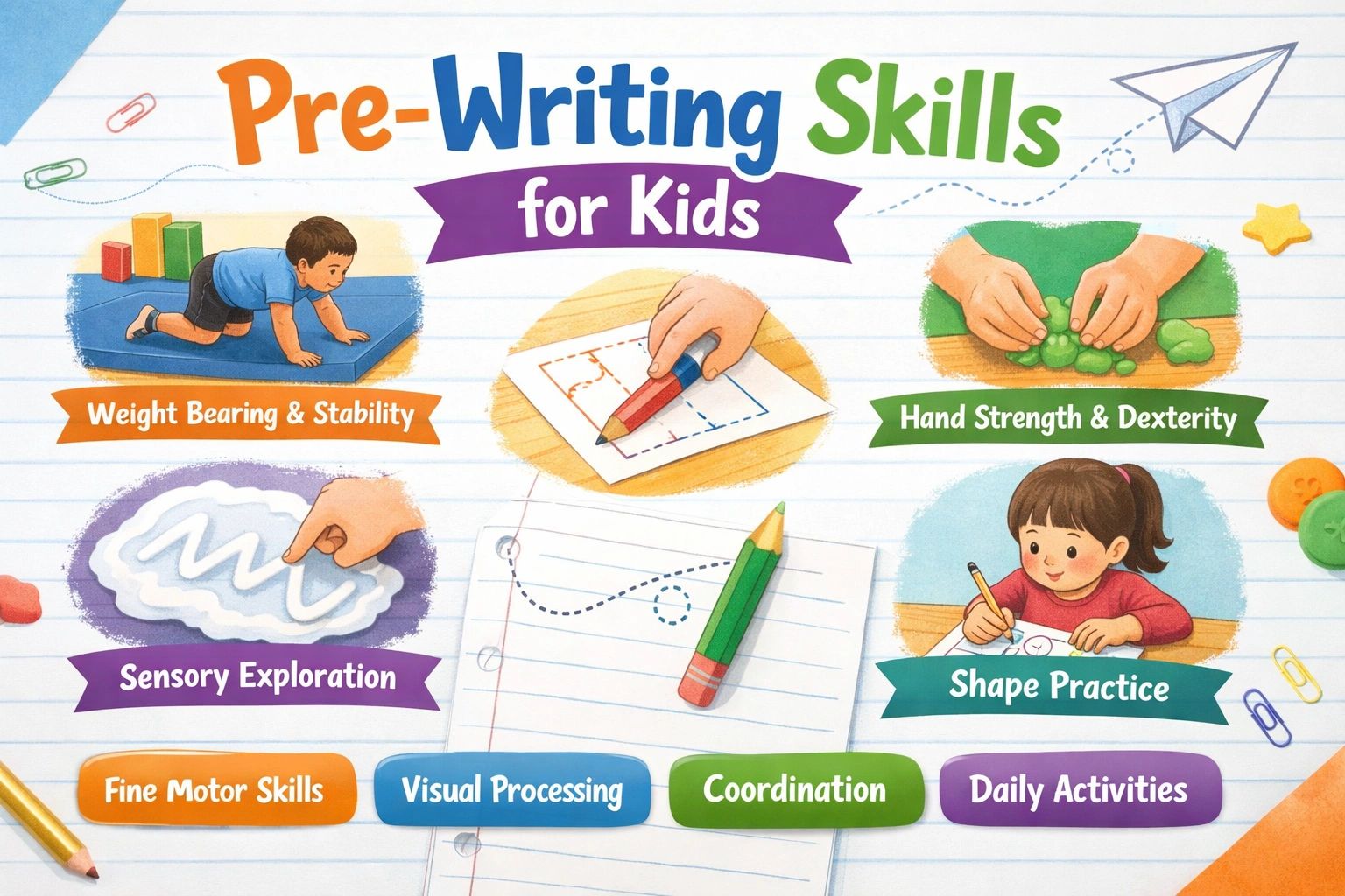Pre Writing Skills in Pediatric Occupational Therapy