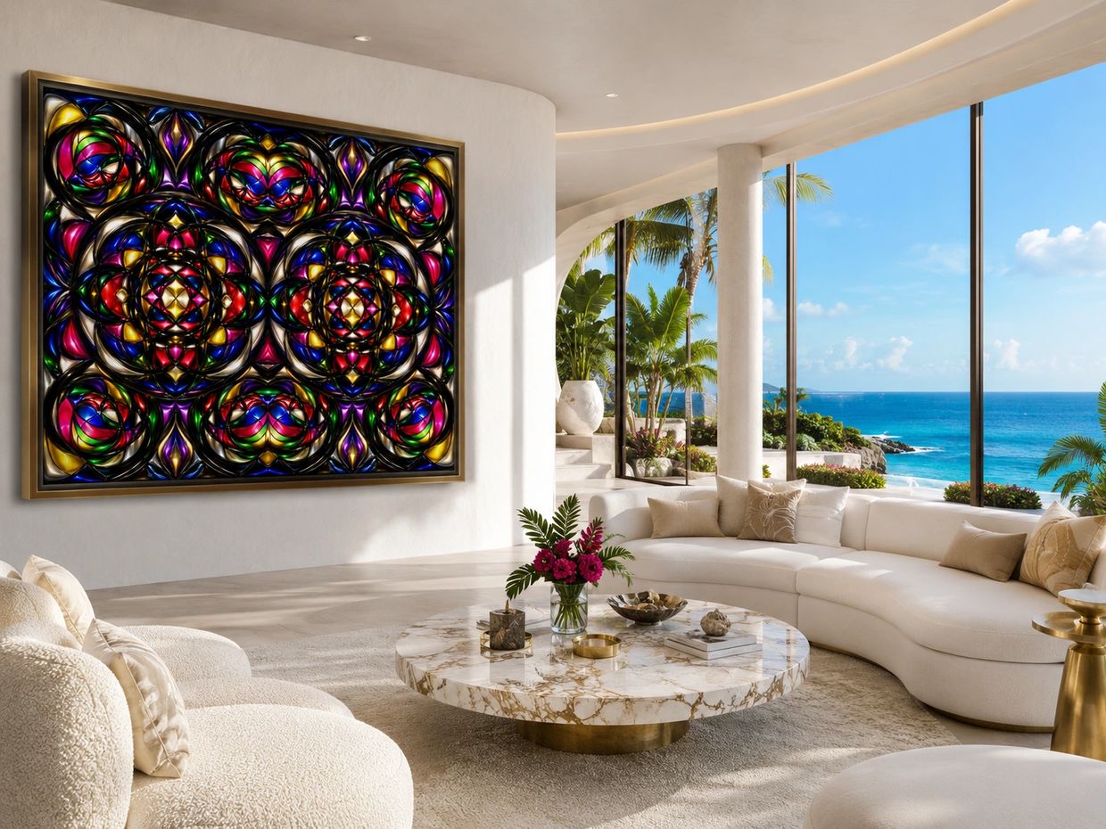 Yanique Mitchell Artwork - White Luxury Interior
