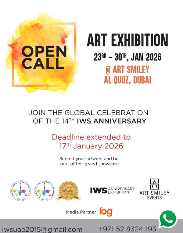 Join the Global IWS Celebration!
Calling all artists across the UAE!
Let’s paint the world together!
