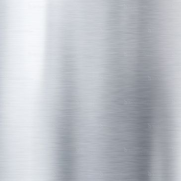 Smooth brushed metal surface with a silver sheen.