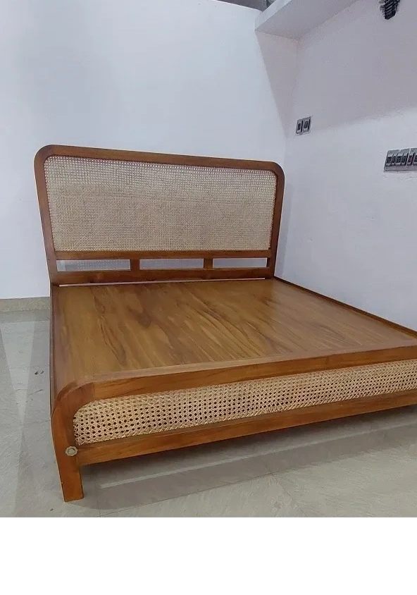 WOOD COT LOW BED