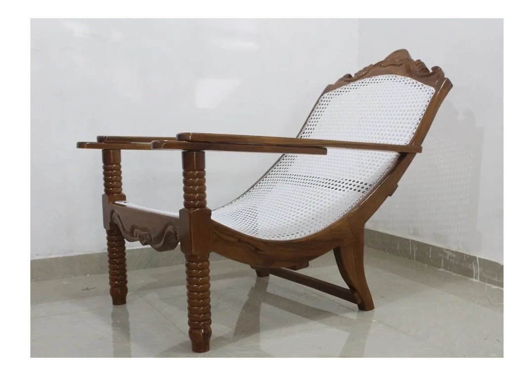 Carving head easy chair