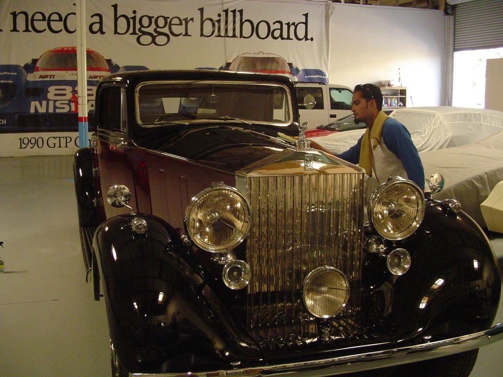 Antique car detailed