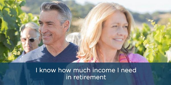 How much income will I need in retirement? 