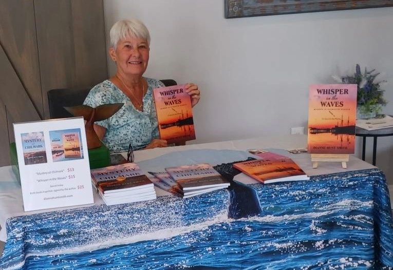 Dianne at a recent signing for 'Whisper in the Waves'.