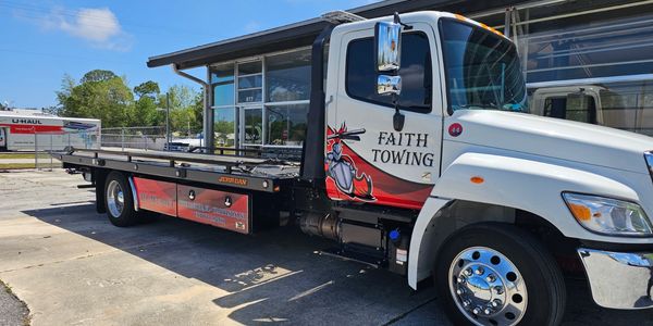 Flatbed Tow Truck