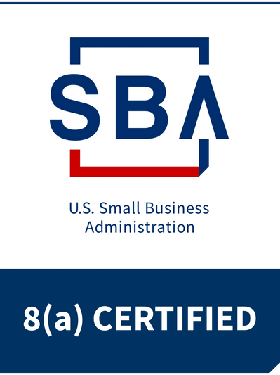 Smal Business Administration (SBA) 8(a) certified