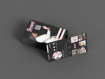 busness cards, instagram business cards, beauty industry business cards