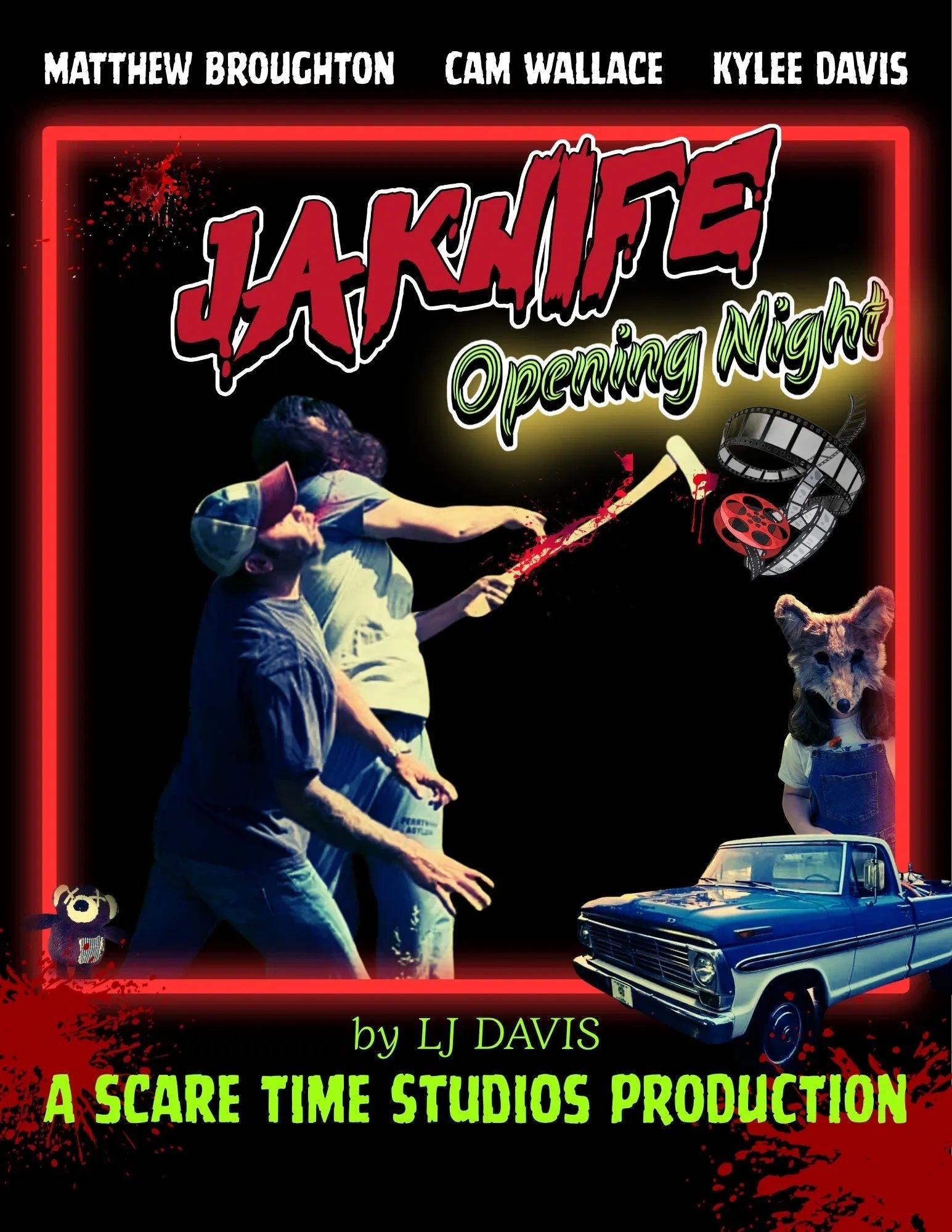 Scare Time Studios Jaknife: Opening Night official poster