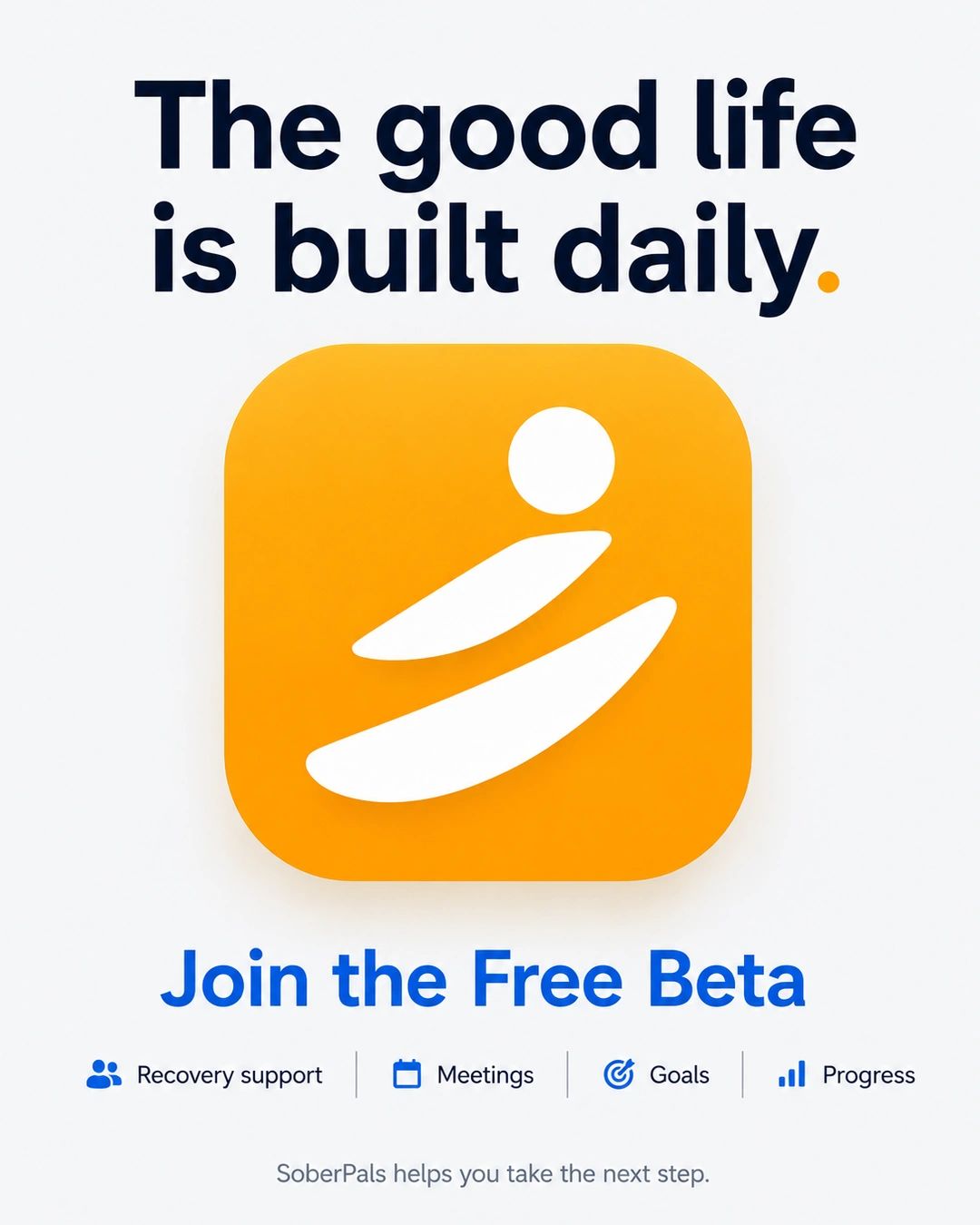 Join the Free Beta of SoberPals for daily recovery support and progress.