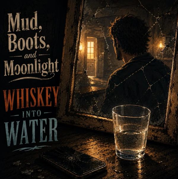New Country Music Album Cover art Whisky into Water