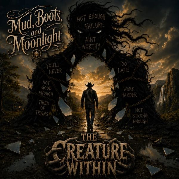 Mud Boots and Moonlight The Creature Within, country Song about battling depression