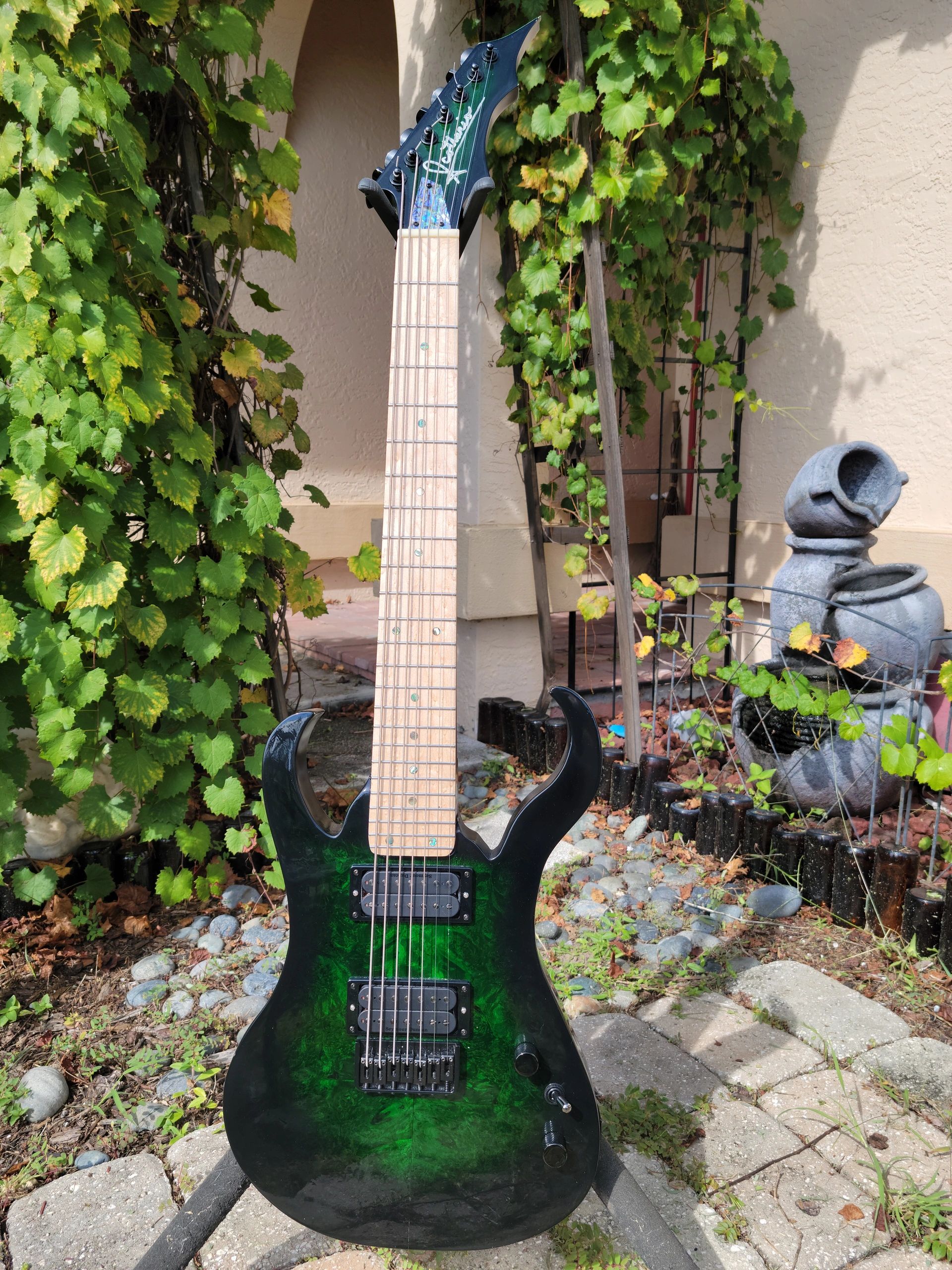 Elite Series Scottario guitar custom build seven string Seymour Duncan pisckups