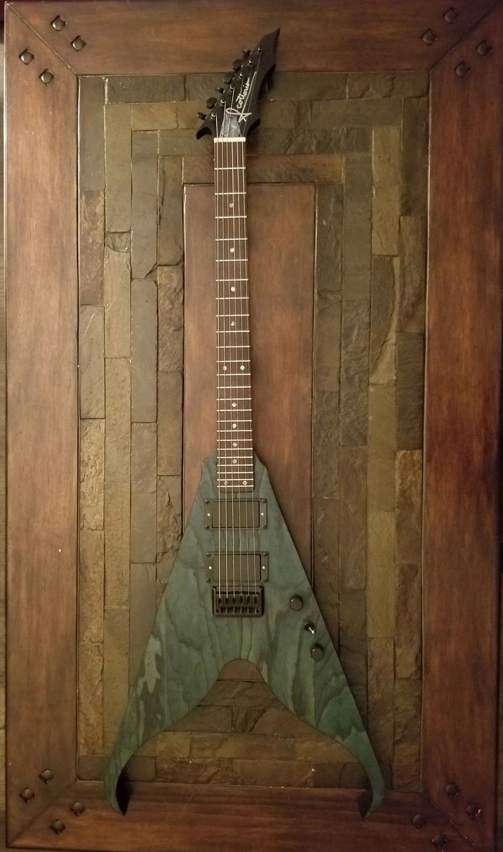 Scottario JSV6 green stain ash right hand 