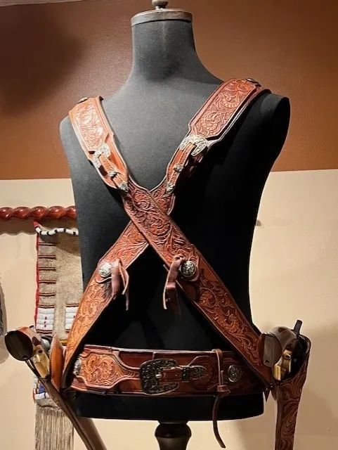 Double bandolier and holsters