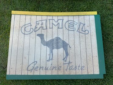 Distressed Camel Sign - Bull Durham: A New Musical