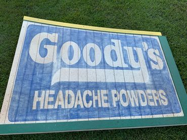 Distressed Goody's Sign - Bull Durham: A New Musical