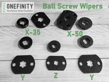 Boorg Ball Screw Wipers for Onefinity CNC
